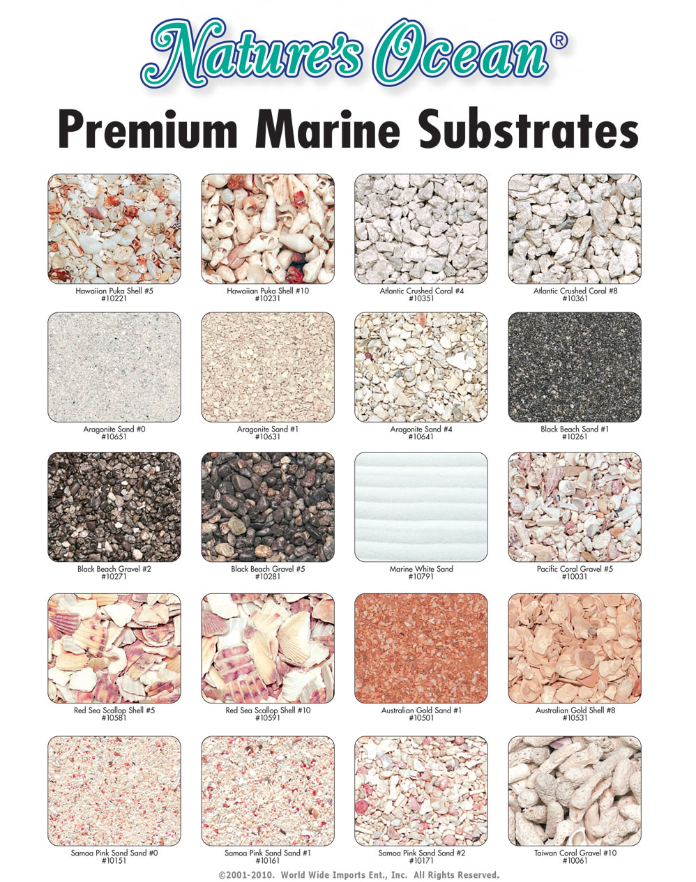PureWaterPebbles® aquarium gravel brochure